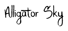 Alligator Sky font
